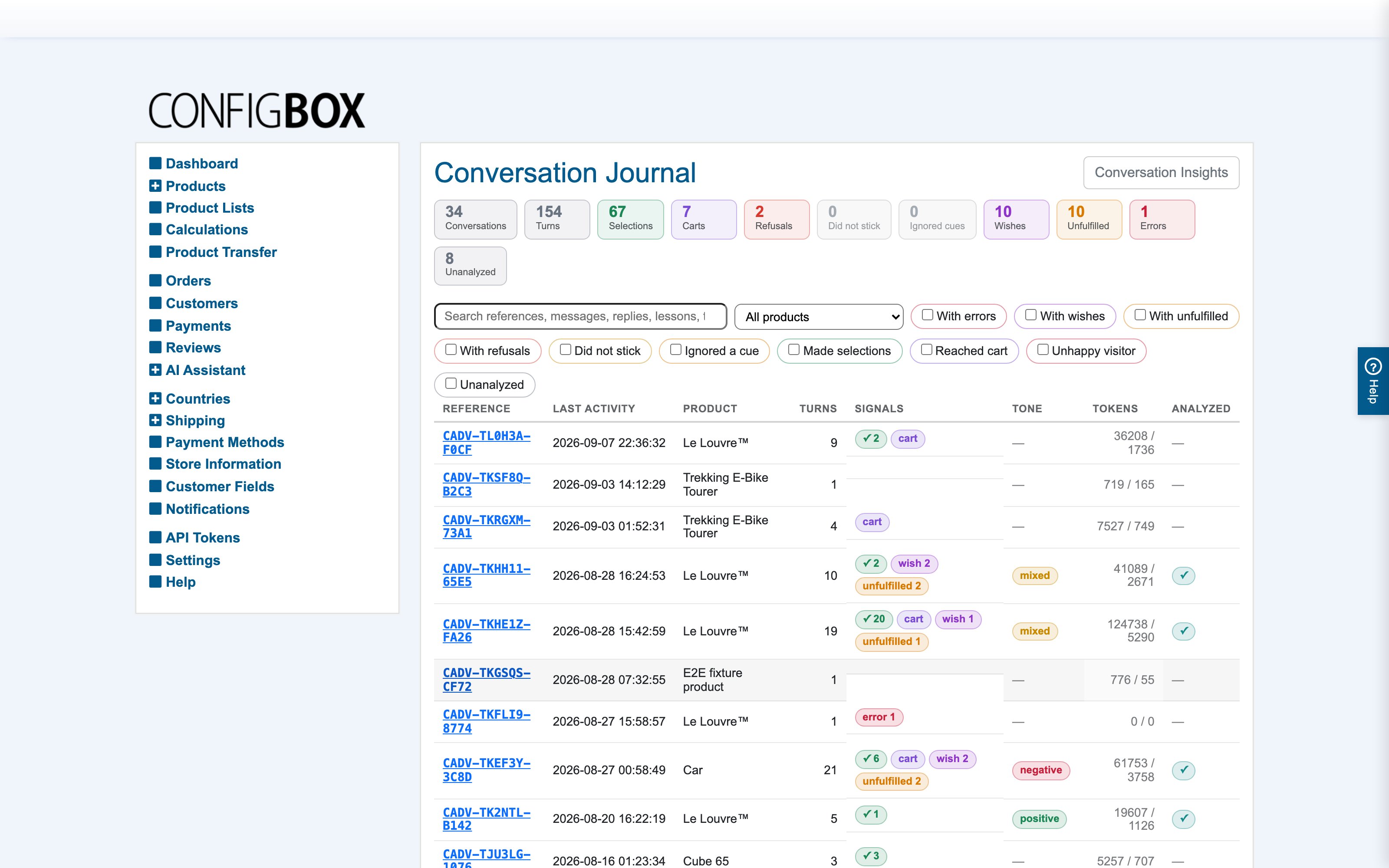 The conversation journal